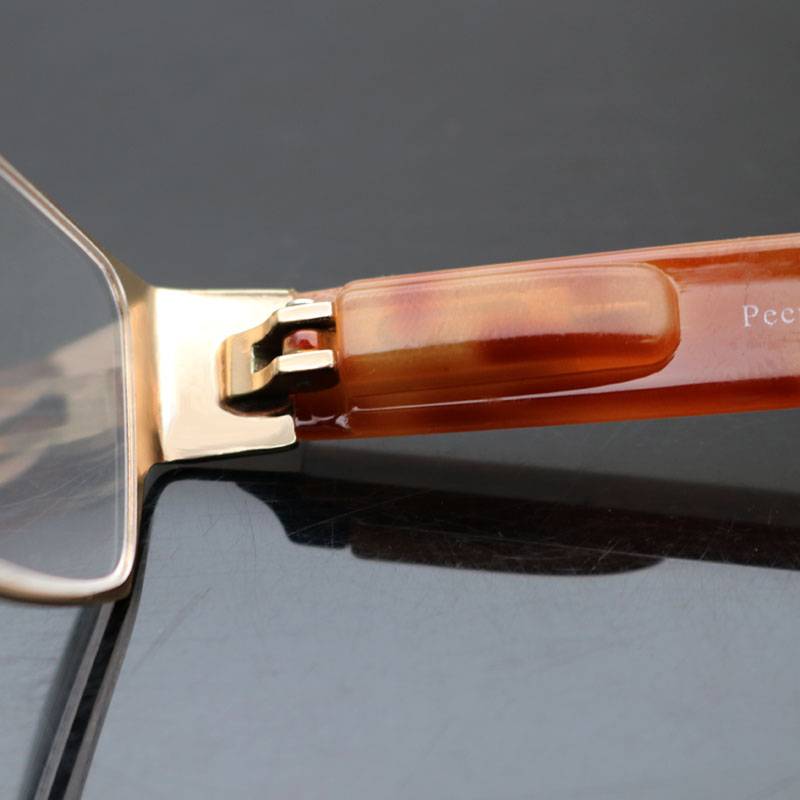 Original single old flower mirror metal frame ultra -light small box female anti -fatigue small, compact, comfortable high -clear old flower glasses