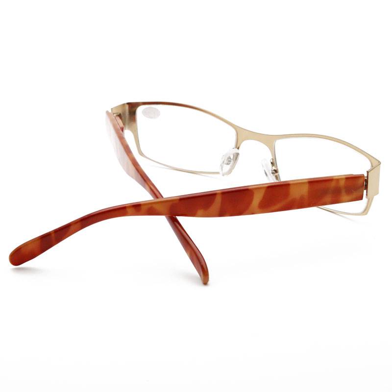 Original single old flower mirror metal frame ultra -light small box female anti -fatigue small, compact, comfortable high -clear old flower glasses