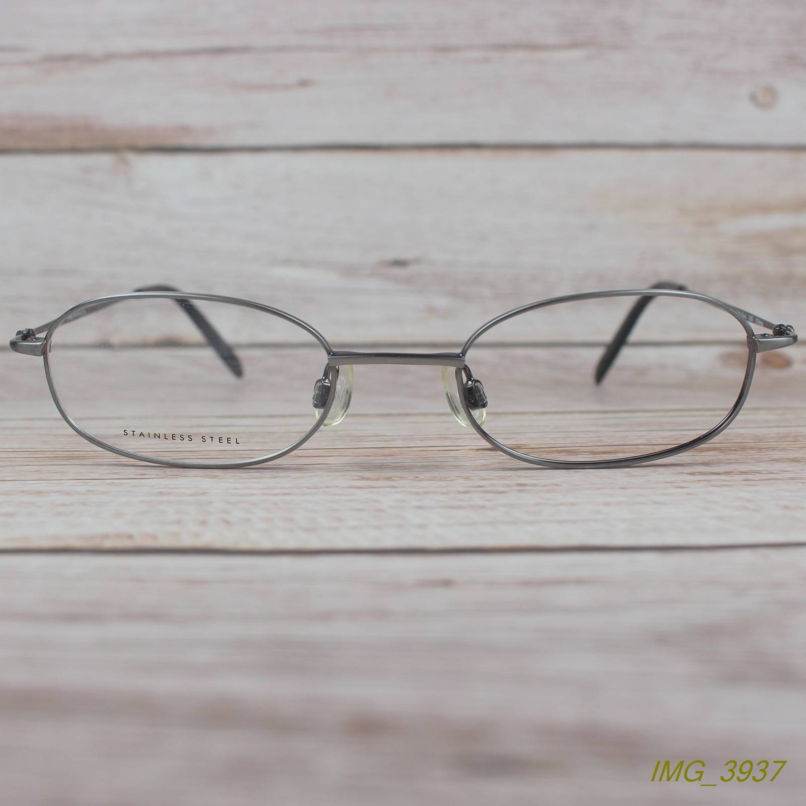 Single super light -light memory Metal mirror legs, small multilateral high -level high -vision glasses frame gun gray