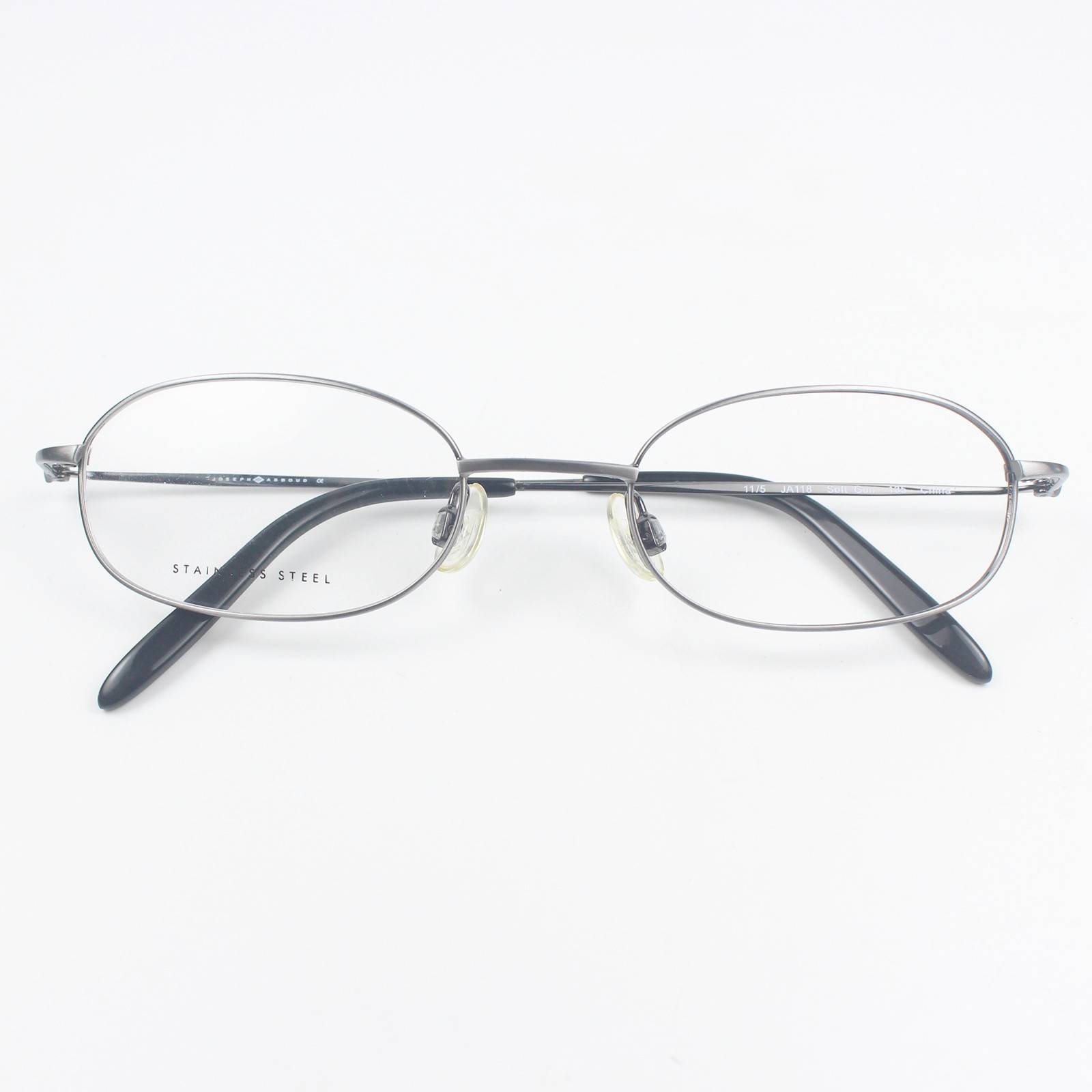 Single super light -light memory Metal mirror legs, small multilateral high -level high -vision glasses frame gun gray