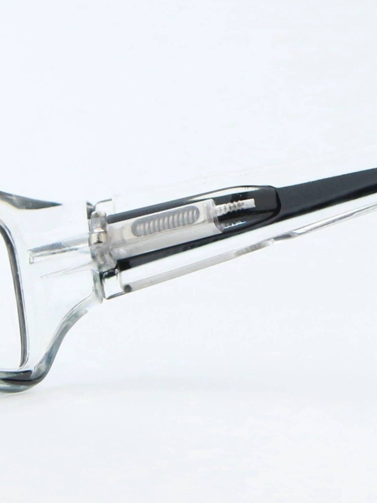 Frame Frame Spring Leg Grand Frame Men and Women Cross -border Black Transparent Gradient Camellia Reading Laohua Glasses Products