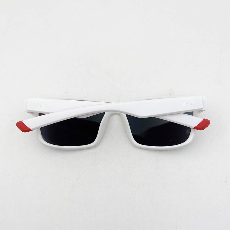 Exporting to European and American brands Men and women polarized sunglasses Personal tide white sunglasses anti -ultraviolet sunshade large