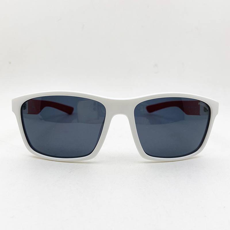 Exporting to European and American brands Men and women polarized sunglasses Personal tide white sunglasses anti -ultraviolet sunshade large