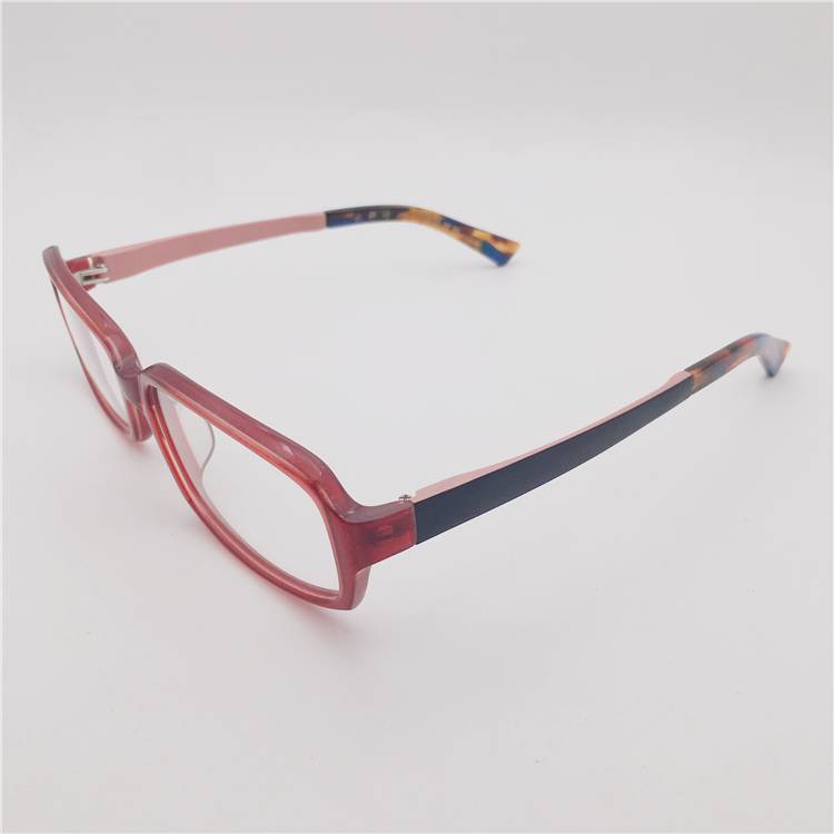 Treasured orphan original single red coffee color plate full -frame ge -frame TR90 comfortable mirror leg literary and artistic glasses