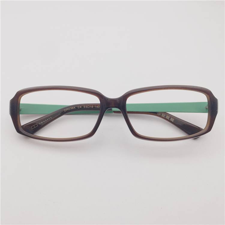 Treasured orphan original single red coffee color plate full -frame ge -frame TR90 comfortable mirror leg literary and artistic glasses