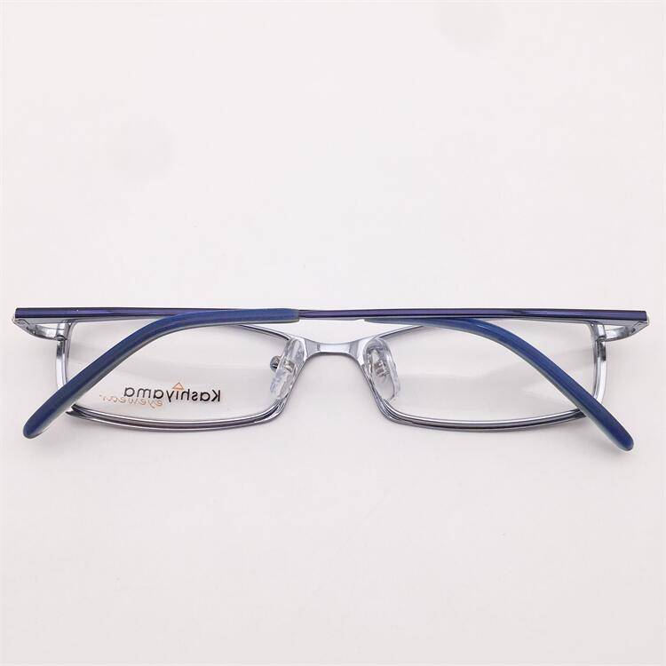 Treasured orphan original single blue alloy full -frame alien frame literary personality personalized spring mirror leg glasses frame men and women