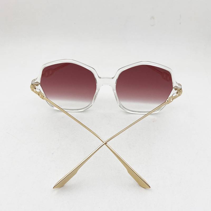 Original Single Women's Personalized Brand Makes Glasses Fashion Box Sunglasses Anti -UV Watching Smoil Smart