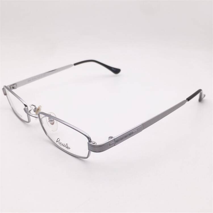 Treasured orphan original single silver ultra -light pure titanium full -frame business temperament literary glasses frame men and women