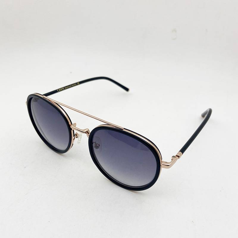 Exporting pure original single men's and women's double beam sunglasses brand sunglasses anti -ultraviolet goggles sunshine sunshade retro tide