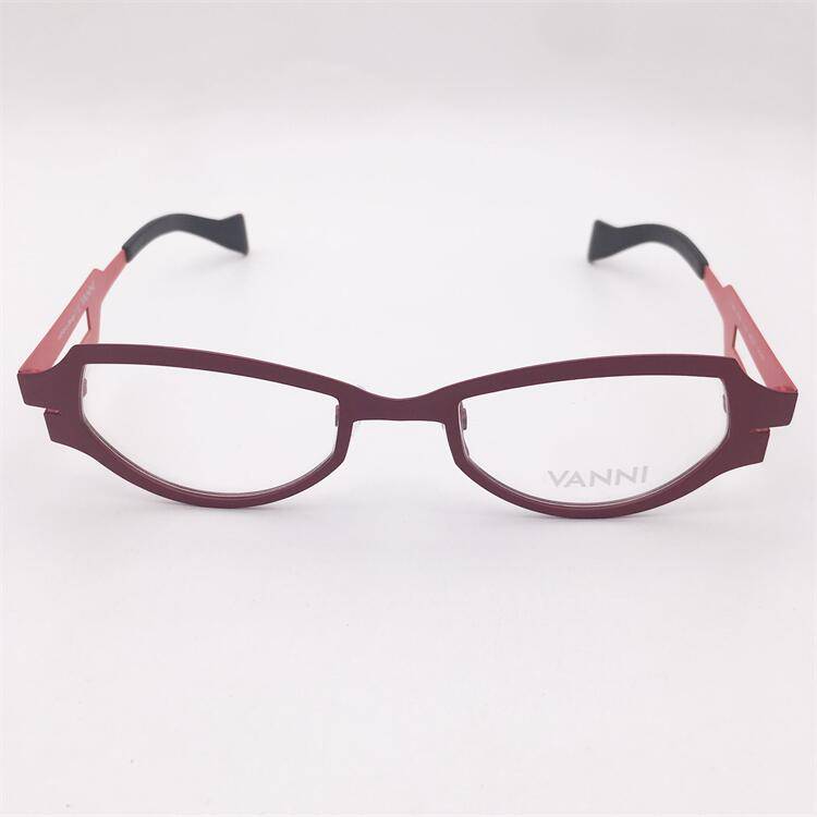 Export -end order Japanese order rose red blue punk retro personality irregular frame all -match glasses frame men and women