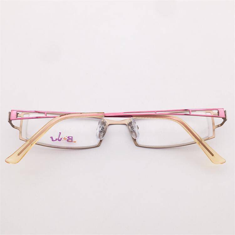 Treasure orphan original single purple ultra -light titanium full -frame hollow decorative lens leg literary temperament glasses shelf female
