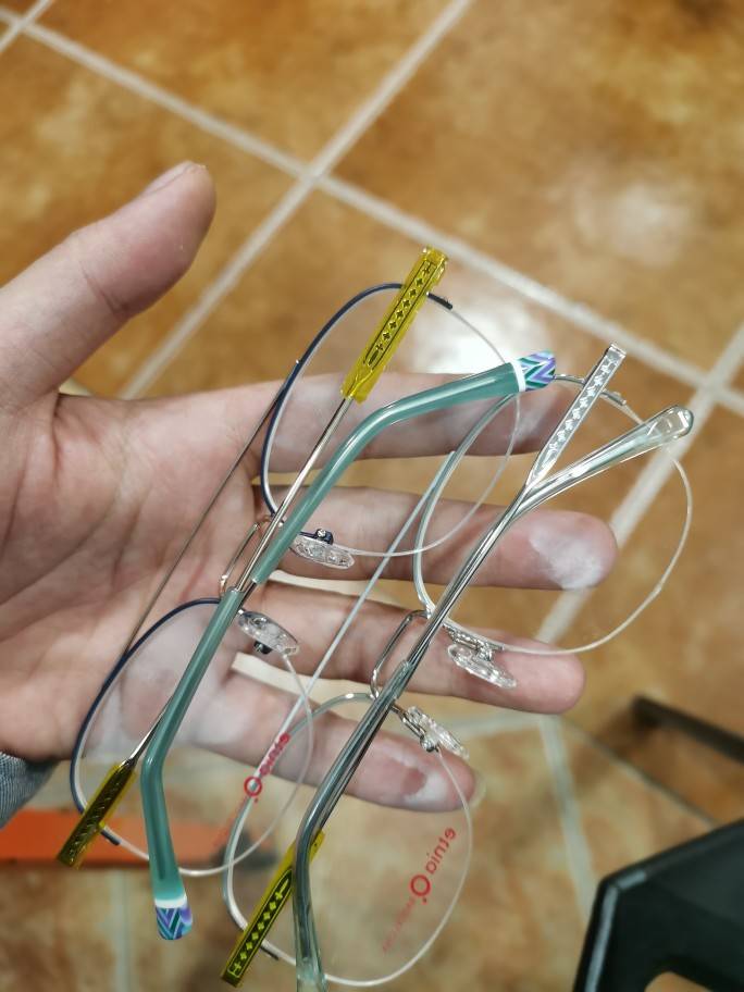 ETNIA alloy frame double beam retro -myopia frame orphan