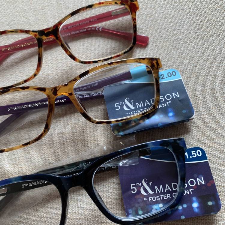 American big -name original single ink -old flower glasses