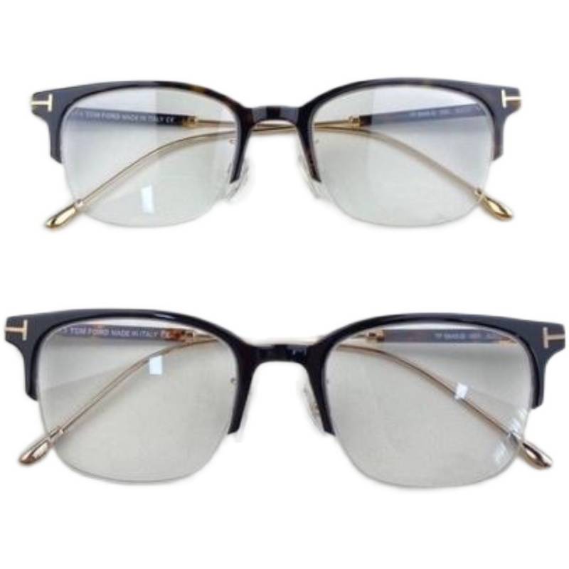 Ultra -light half -frame plate trend retro close -vision rack men and women optical lithography TF5645 Baozhen