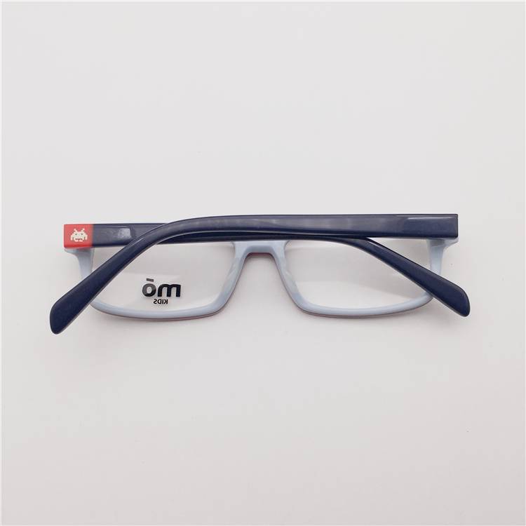 Lonely super small face three -color imported board box spring legs cute adult children's glasses 120 mirror width