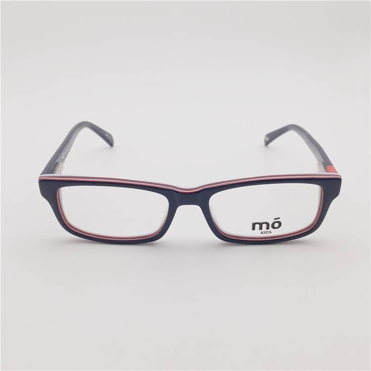 Lonely super small face three -color imported board box spring legs cute adult children's glasses 120 mirror width