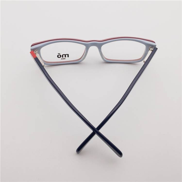 Lonely super small face three -color imported board box spring legs cute adult children's glasses 120 mirror width
