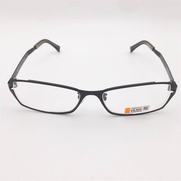 Treasured orphan original single black full -frame special hinge spring mirror leg personality business glasses frame men and women