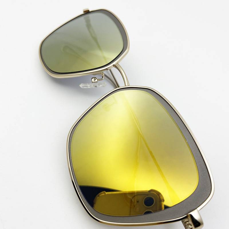 Original single men and women high -end Korean tide big frame sunglasses fashionable sunglasses anti -ultraviolet sunshade shelter