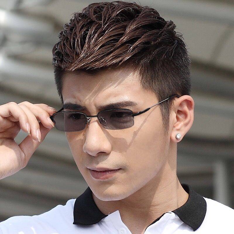 Resin Men and Women's Genuine Platform Change Glasses Anti -Blue Light Radiation Ultra Light Memory Titanium Soft Leg Elastic Iopia