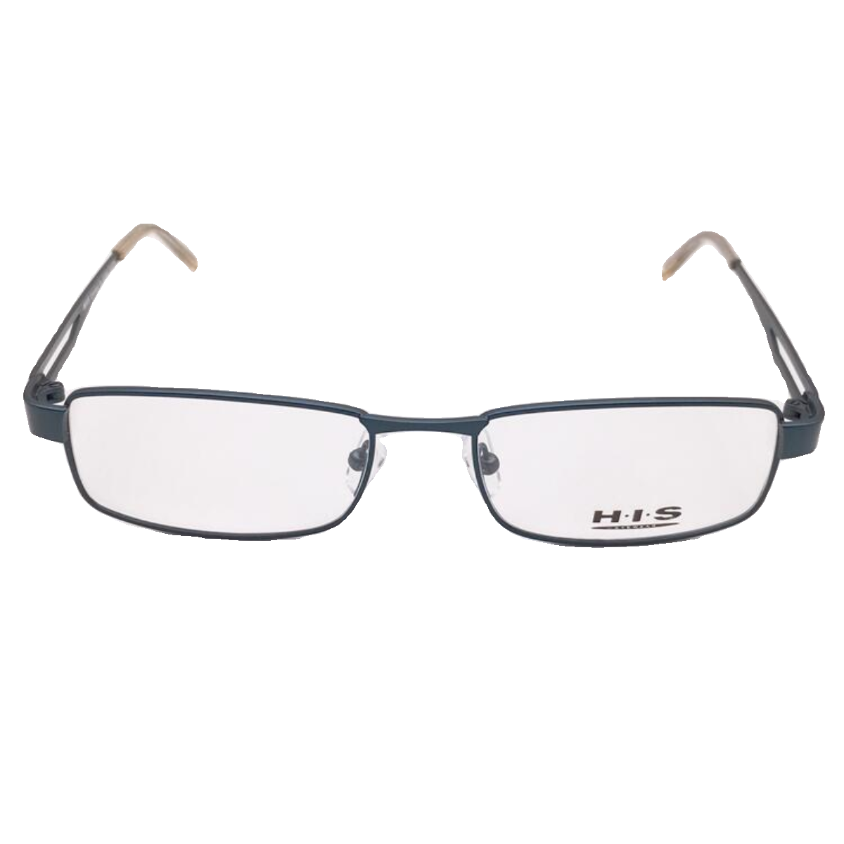 Shenzhen produced original single blue alloy full -frame all -box vacuum IP electroplating business temperament glasses rack men and women