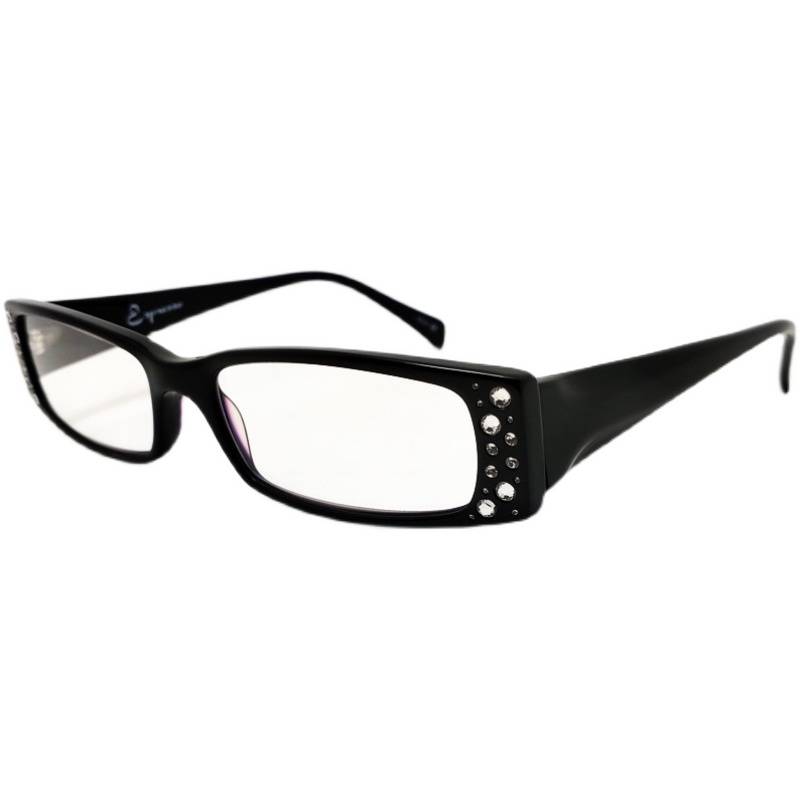 Boarding old flower glasses 250 degrees black wide legs white 200 degrees wide -legged female rhinestone long square fashion trend new