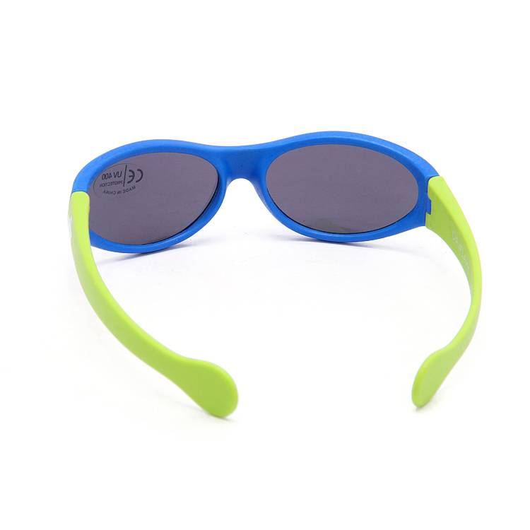 Traveling outing Silicone children's sunglasses baby sunscreen (anti -fall strong toughness can bend)