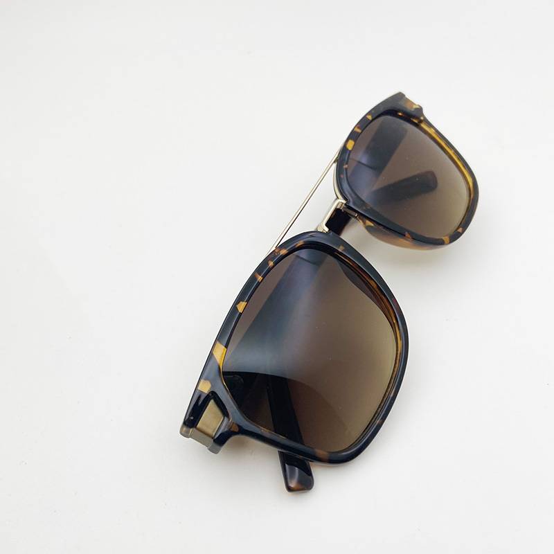 Sample men's leopard print double beam sunglasses fashion sunglasses anti -ultraviolet watch mirror uv400 UV400