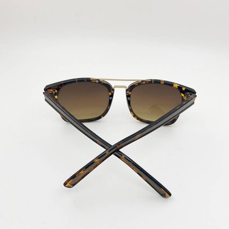 Sample men's leopard print double beam sunglasses fashion sunglasses anti -ultraviolet watch mirror uv400 UV400