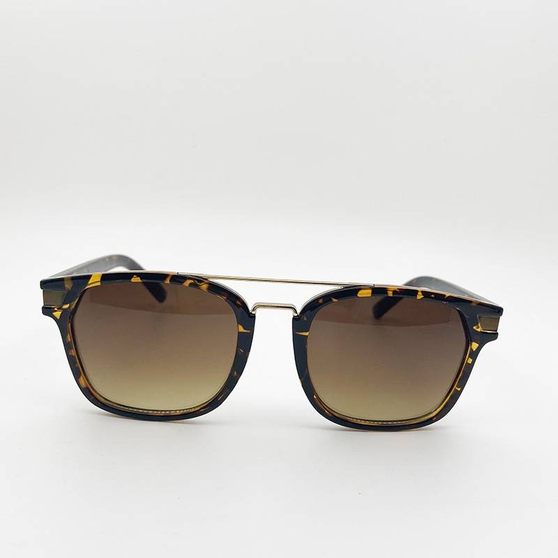 Sample men's leopard print double beam sunglasses fashion sunglasses anti -ultraviolet watch mirror uv400 UV400