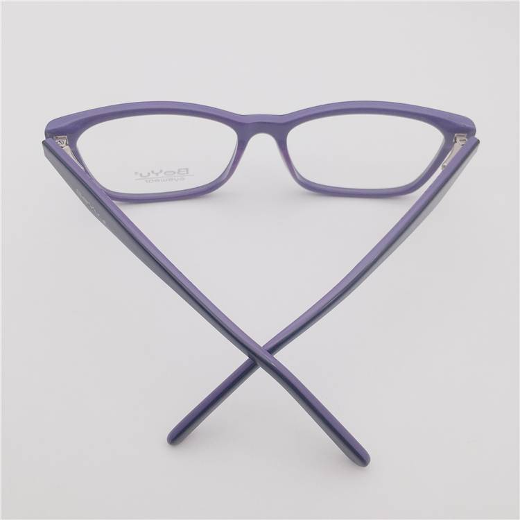 Treasured orphan original single purple plate large frame spring plate mirror lens leg retro personalized glasses frame men and women