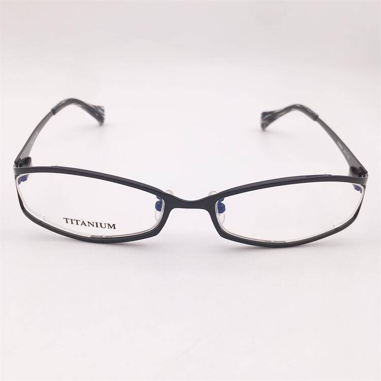 Treasure Orphan Original Single Black Titanium Gold Framed Fragmentation of Fragment Personalized Retro Literature Glasses Shelf Girl