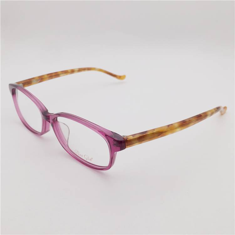 Original single French order imported board small round frame color mirror leg literary retro glasses shelf female