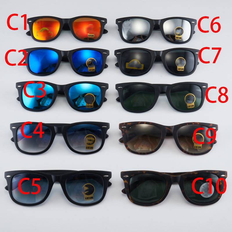 Cross -border classic retro glass sheet anti -ultraviolet sunglasses trend European and American fashion sports personalized glasses