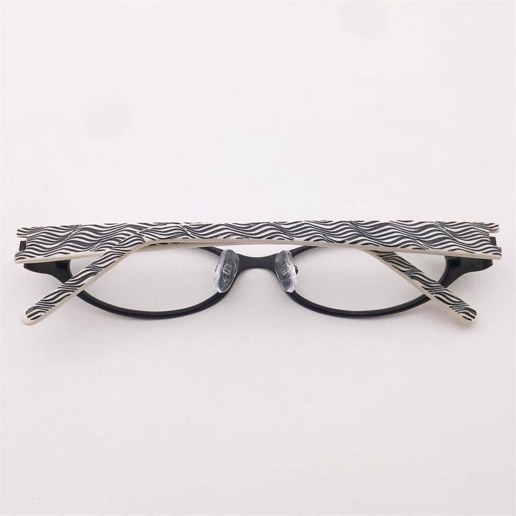 Treasure orphan original single black full box small round box white plate pattern leaflet leg temperament personality glasses rack