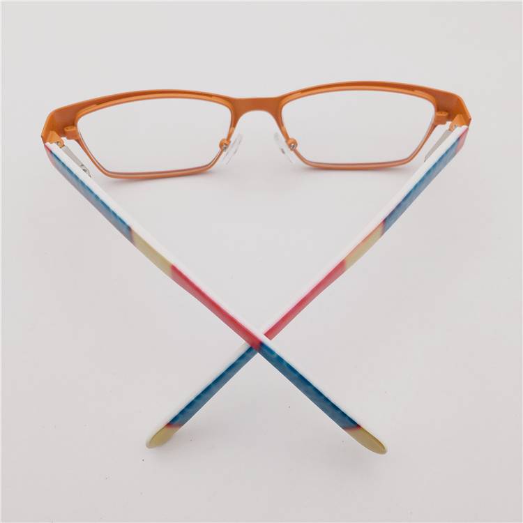 Germany order red titanium full -box spring plate color mirror leg literary artistic glasses shelf female
