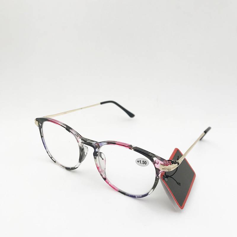 Exporting original single -lasting old flower mirror brand broken flower portable fashion women's elegant reading glasses 200 degrees