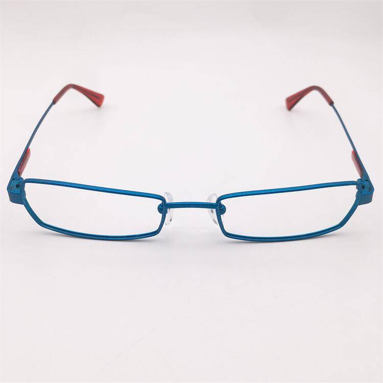 Treasure orphan original single blue ultra -light titanium full -frame small square box decorative mirror leg temperament glasses shelf female
