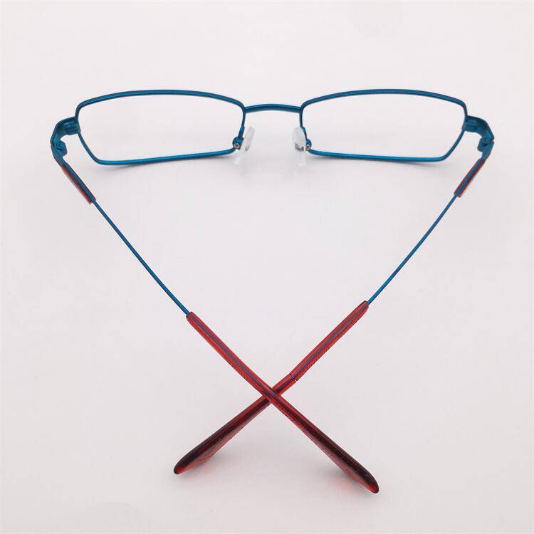 Treasure orphan original single blue ultra -light titanium full -frame small square box decorative mirror leg temperament glasses shelf female