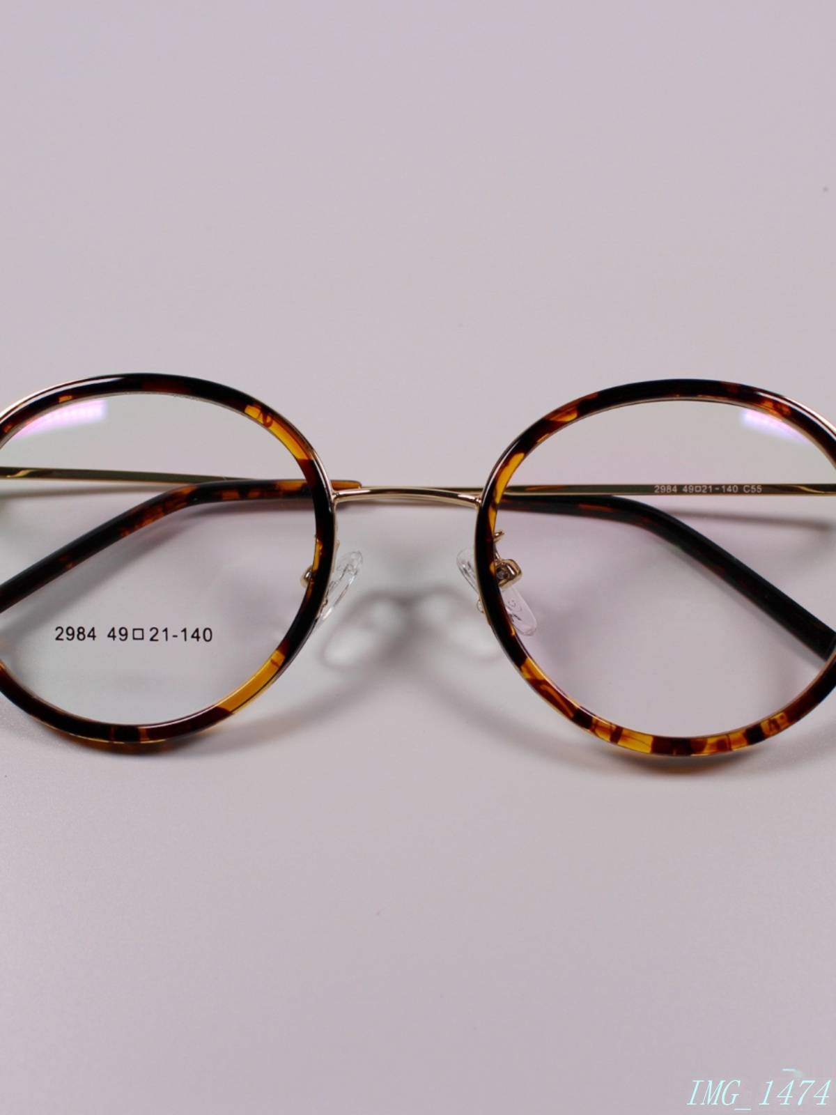 Factory new goods full box TR90 plus metal retro small round frame myopia glasses box optical glasses frame 5 color 298