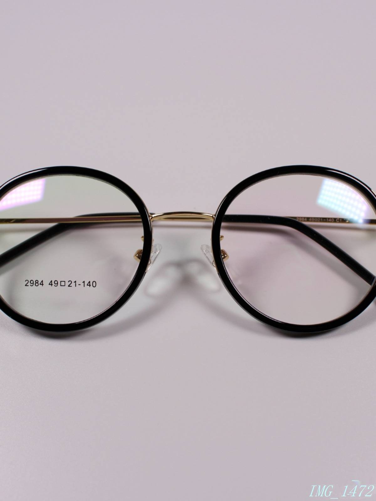 Factory new goods full box TR90 plus metal retro small round frame myopia glasses box optical glasses frame 5 color 298