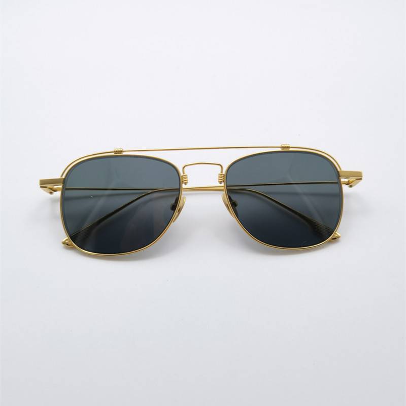 Kiton B titanium mirror frame classic square sunglasses lightweight and comfortable men's and women's sunglasses KT511S02