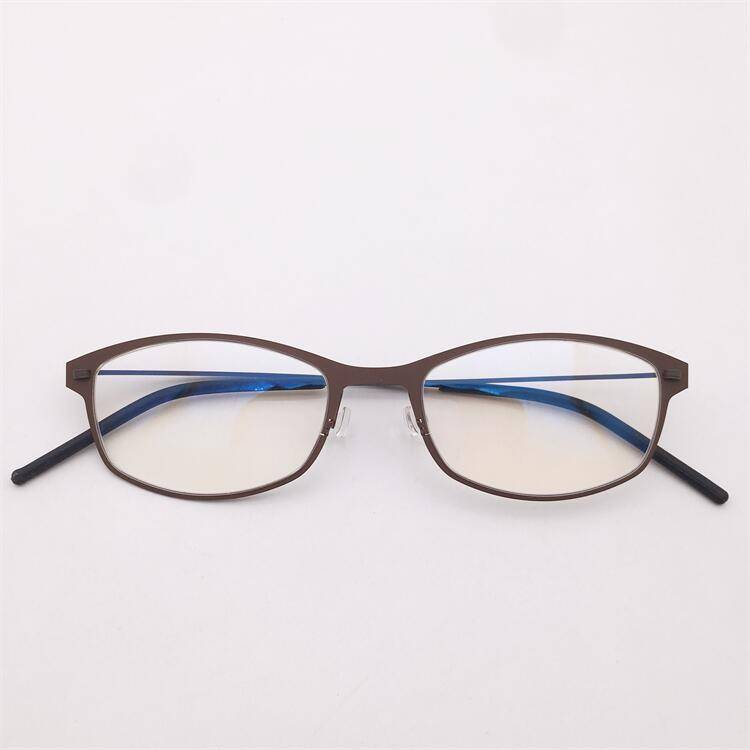 Original single German order ultra -light titanium black gun gold full -frame small round box fine legs fine leg literary personality