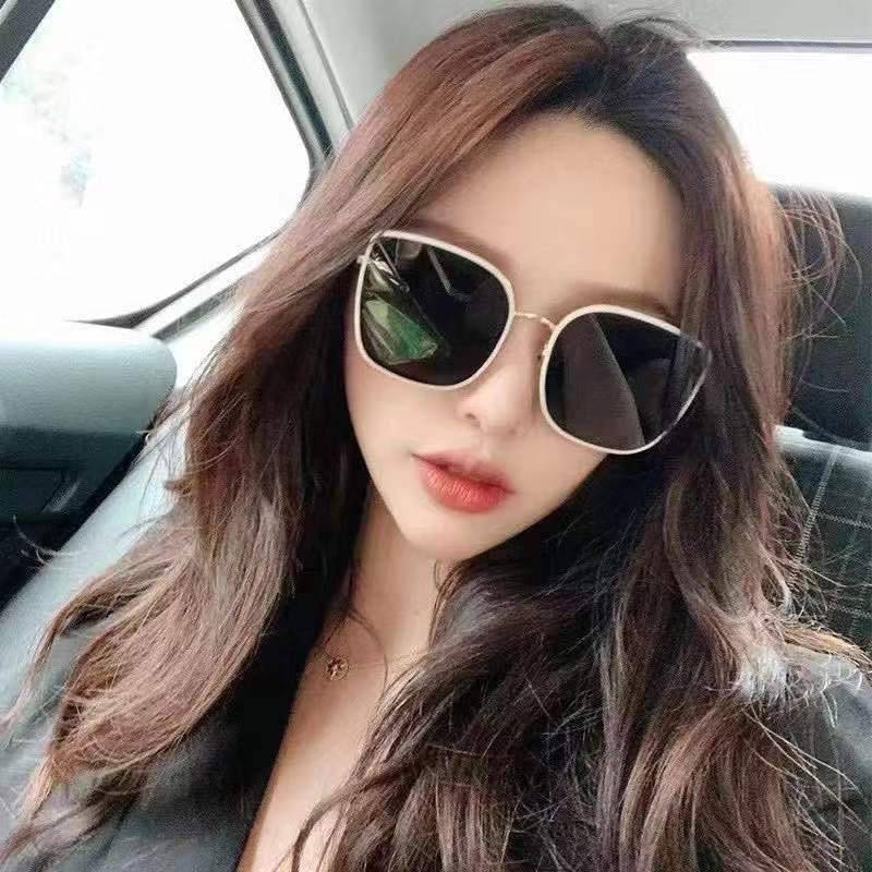 Internet celebrity anti-ultraviolet sunglasses can be equipped with a degree of myopia sunglasses 50-600 degrees polarized glasses female retro