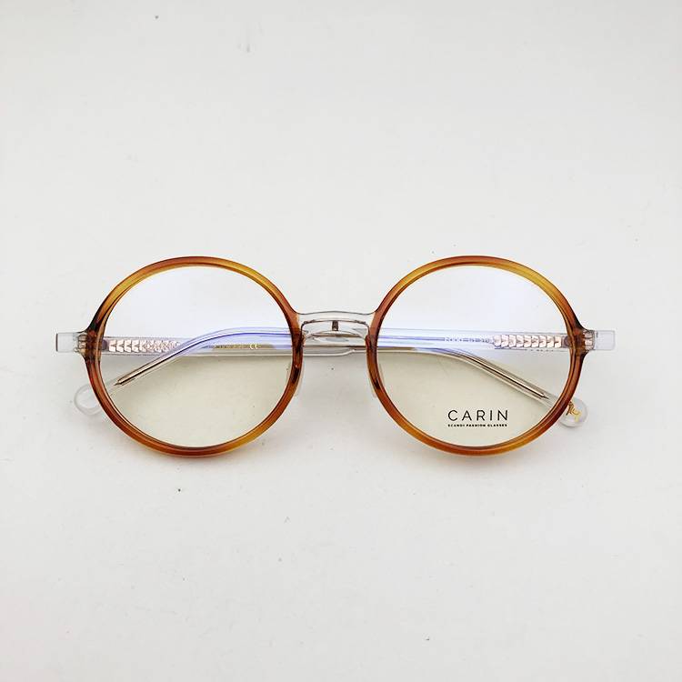 Carin exports South Korea's original single men's and women's optical glasses in myopia, a large face round frame in myopia