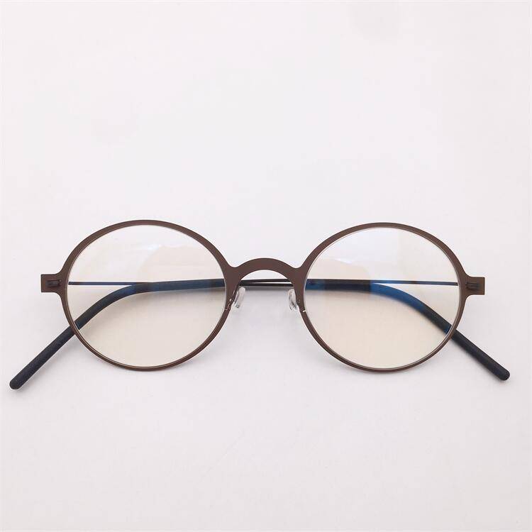 Treasure Orphan Original Single Super Light Titanium Gold Gold Gold Gold Full Framed Frame Art Template Glasses Ring Men and Women