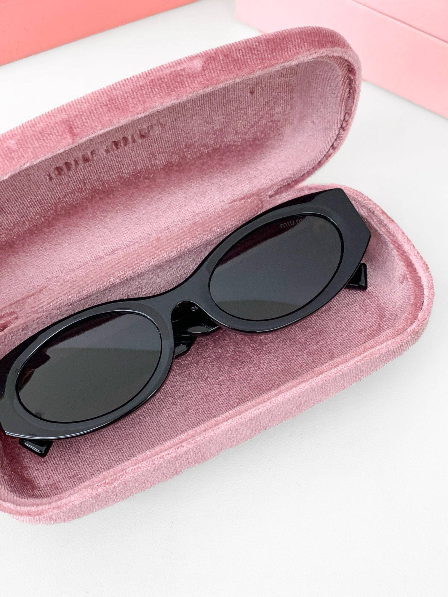 24miu new ladies fashion cat's eye sunglasses round collar thinner fashion trend sunglasses female 0329v5