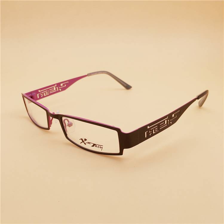 Germany order black titanium full -frame hollow carved mirror legs business personality noble myopia glasses shelf female