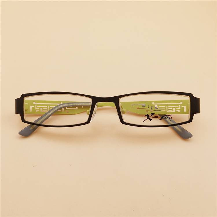 Germany order black titanium full -frame hollow carved mirror legs business personality noble myopia glasses shelf female