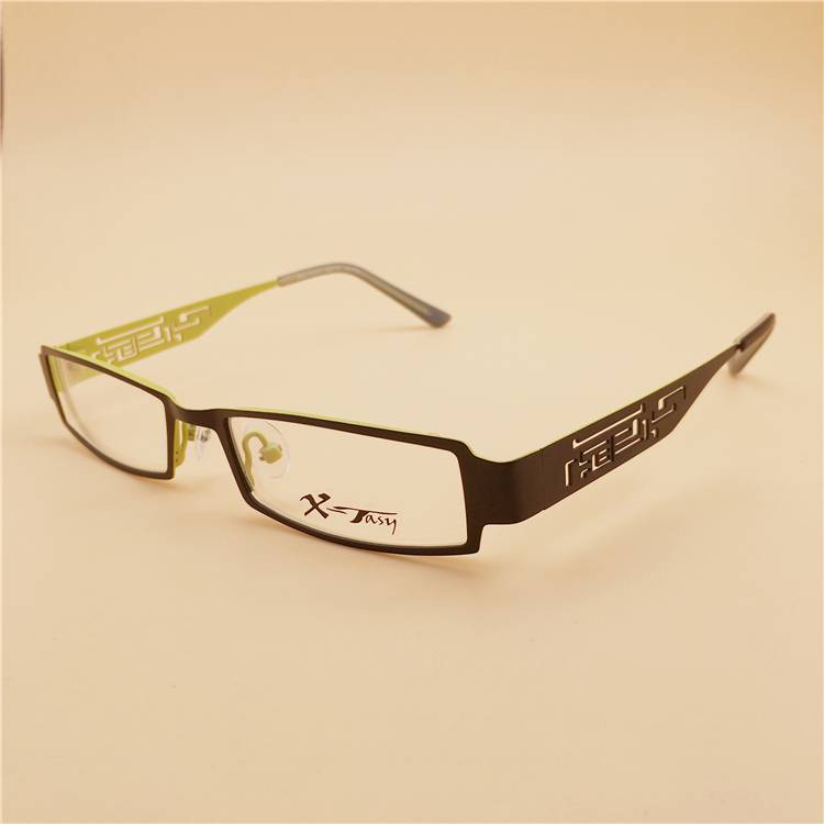 Germany order black titanium full -frame hollow carved mirror legs business personality noble myopia glasses shelf female